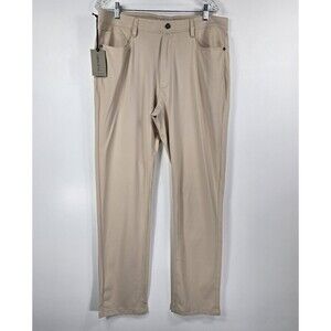 Collars & Co Men's Size 36/32 Stone CEO Tech Pull On Pants NWT CC72